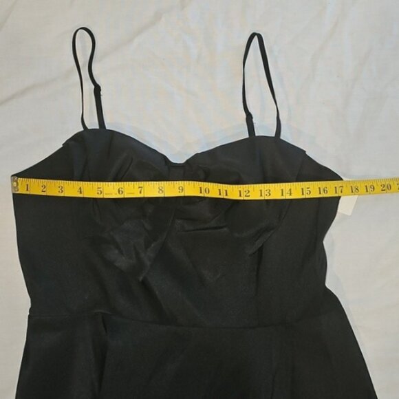 A New Day Women's Size 12 Bow Midi Dress with Pockets Black New - Picture 10 of 15